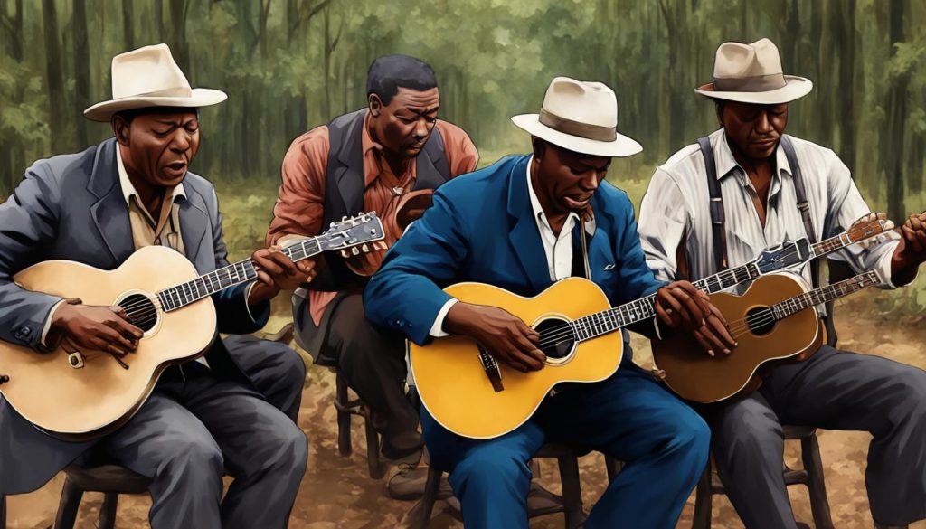 Iconic Delta Blues Musicians