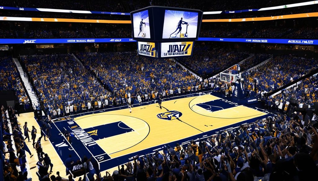 Online ticket booking for Utah Jazz game